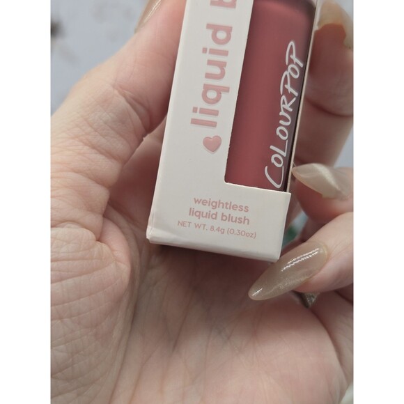 Colourpop Weightless Liquid Blush .30 oz - She's Cute (Warm rosy berry) NEW - Picture 5 of 10